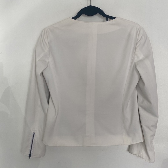 Moschino Cheap and Chic Vintage Flower & Zipper Jacket, Sz 10 - Picture 9 of 13